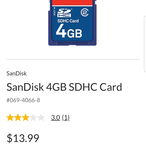 SanDisk 4 GB SDHC card, NWT - Picture 4 of 4